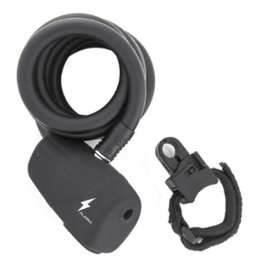 kabellaas med 110 db alarm og staalkabel